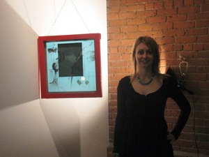 Me with one of my pieces John